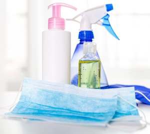 An image of AHP members cleaning