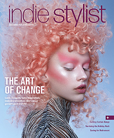 An image of cover of indie stylist magazine volume 1 issue 4 the art of change